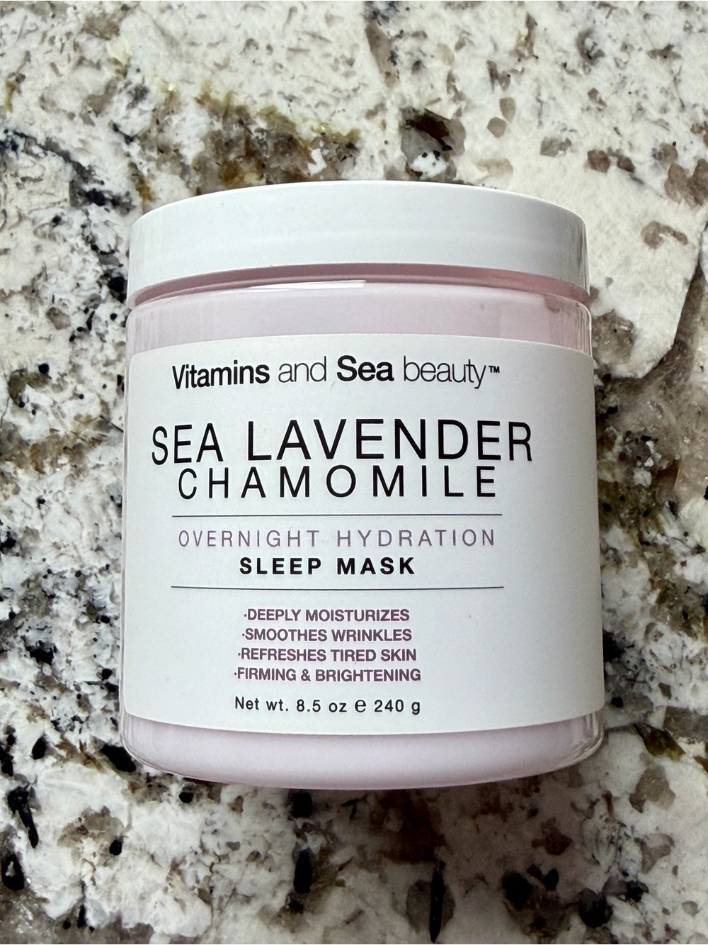 Vitamins & Sea Beauty_Sea Lavendar & Chamomile Overnight Hydration Sleep Mask